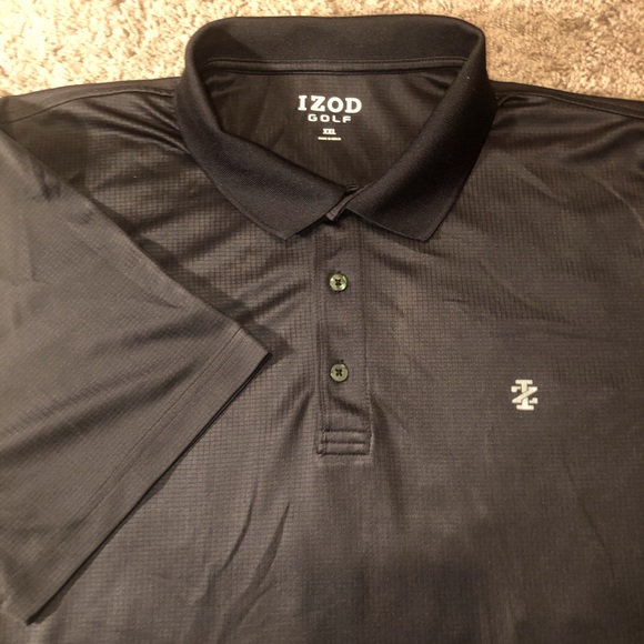 Izod Other - IZOD Golf Polo Mens Size XXL 2XL Work Dress Tennis Activewear Black Shirt